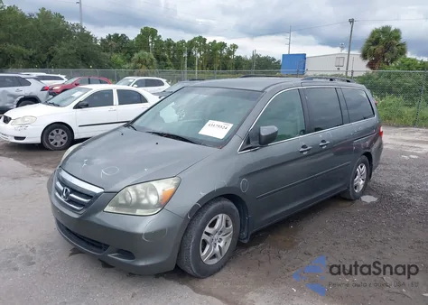 2007 Honda Odyssey Ex из США, поврежденный, VIN 5FNRL38487B438378